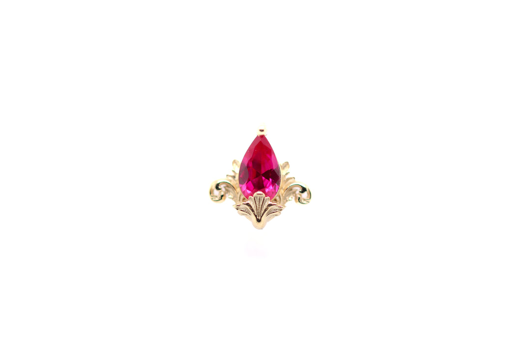 Awakening Lab Ruby 16g Threaded End — AuAdore threaded end