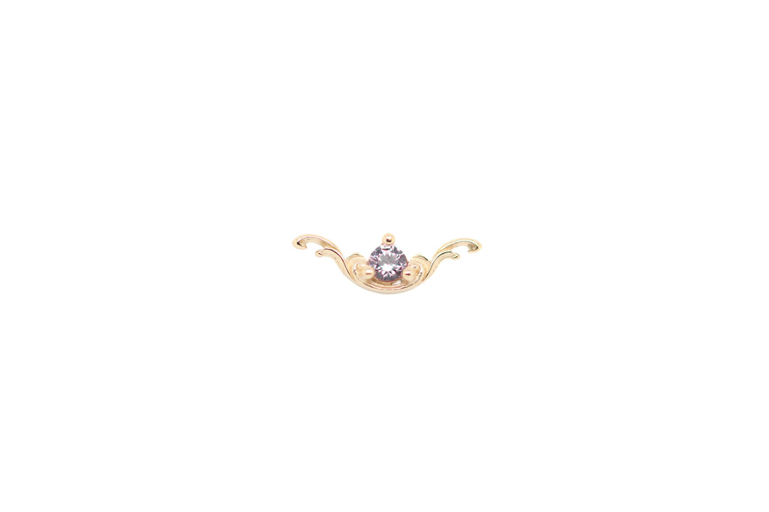 Bishop Tanzanite Threadless End — AuAdore threadless end