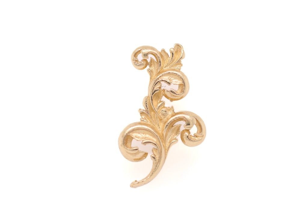 Royal Curve Left Threaded End Auadore 14k