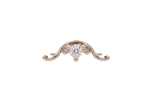 AuAdore Bishop Rainbow Tanzanite Threadless End 14k