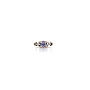 Heiress Tanzanite w/ Diamond End 14k (T6) AuAdore