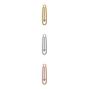 AuAdore Adoration Faceted Charm shown in 14k yellow gold, white gold, and rose gold on a white background.