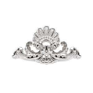 AuAdore Imperial Threadless End in polished 14k white gold on a white background.