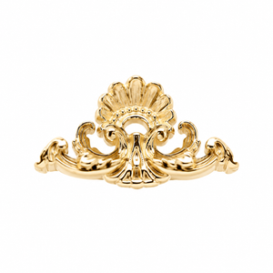 AuAdore Imperial Threadless End in polished 14k yellow gold on a white background.