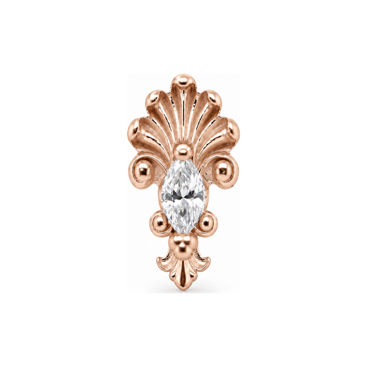 J.G.W. Lab Diamond End 14k (T2) AuAdore — Rose Gold