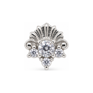 Lennox Lab Diamond End 14k (T2) AuAdore — White Gold