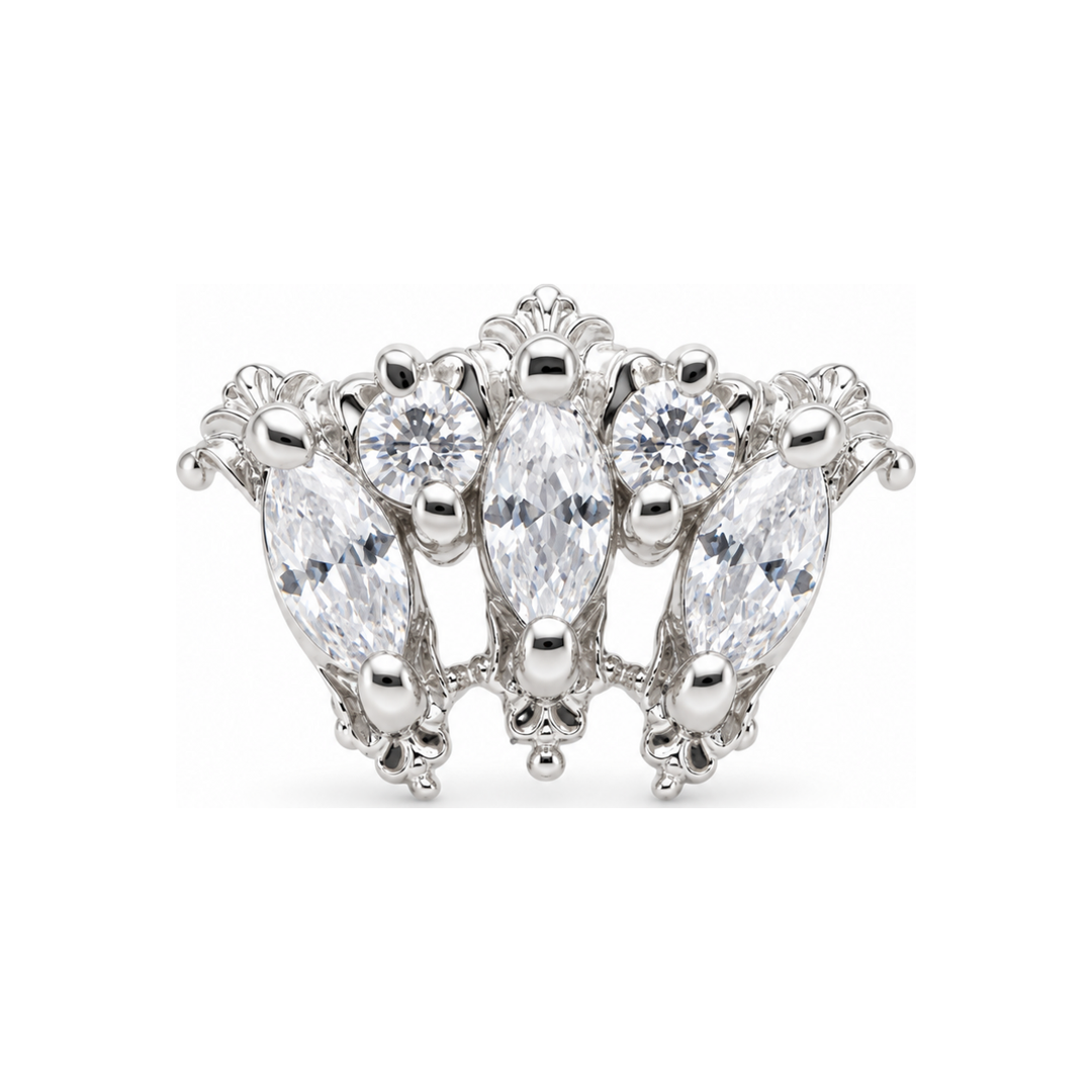 London Jayne Lab Diamond End 14k (T2) AuAdore — White Gold