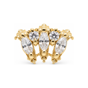 London Jayne Lab Diamond End 14k (T2) AuAdore — Yellow Gold