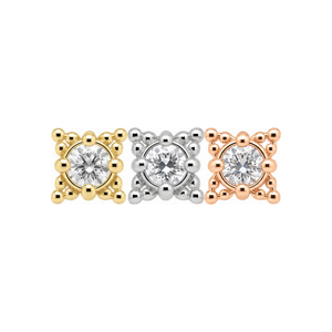 Reign Lab Diamond End 14k (T2) AuAdore — Yellow, White, and Rose Gold comparison