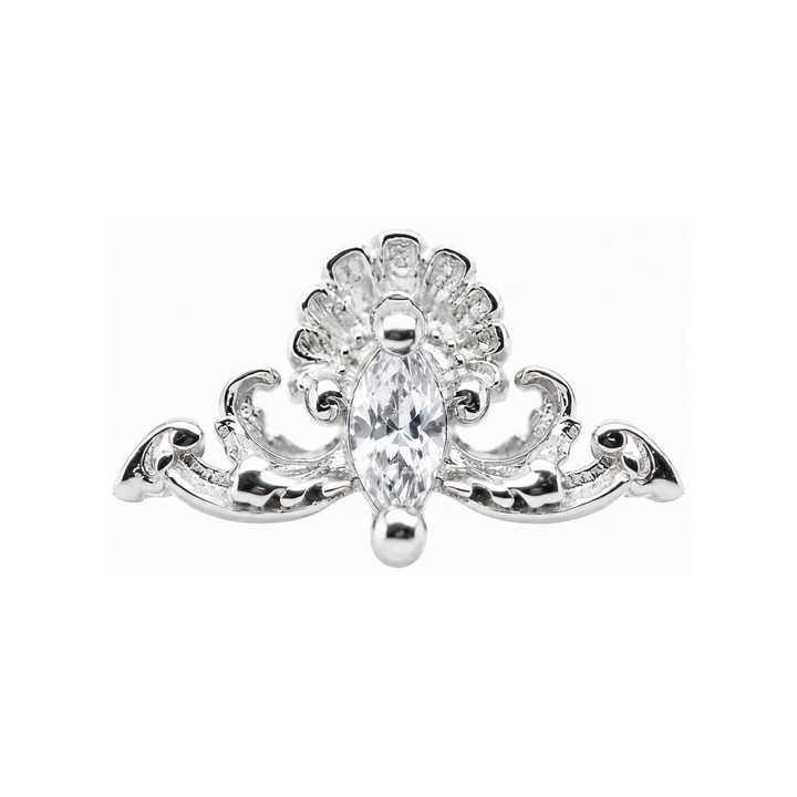 Resurrection Lab Diamond Threadless End 14k AuAdore — White Gold