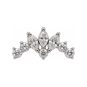 Splendor Lab Diamond End 14k (T2) AuAdore — White Gold