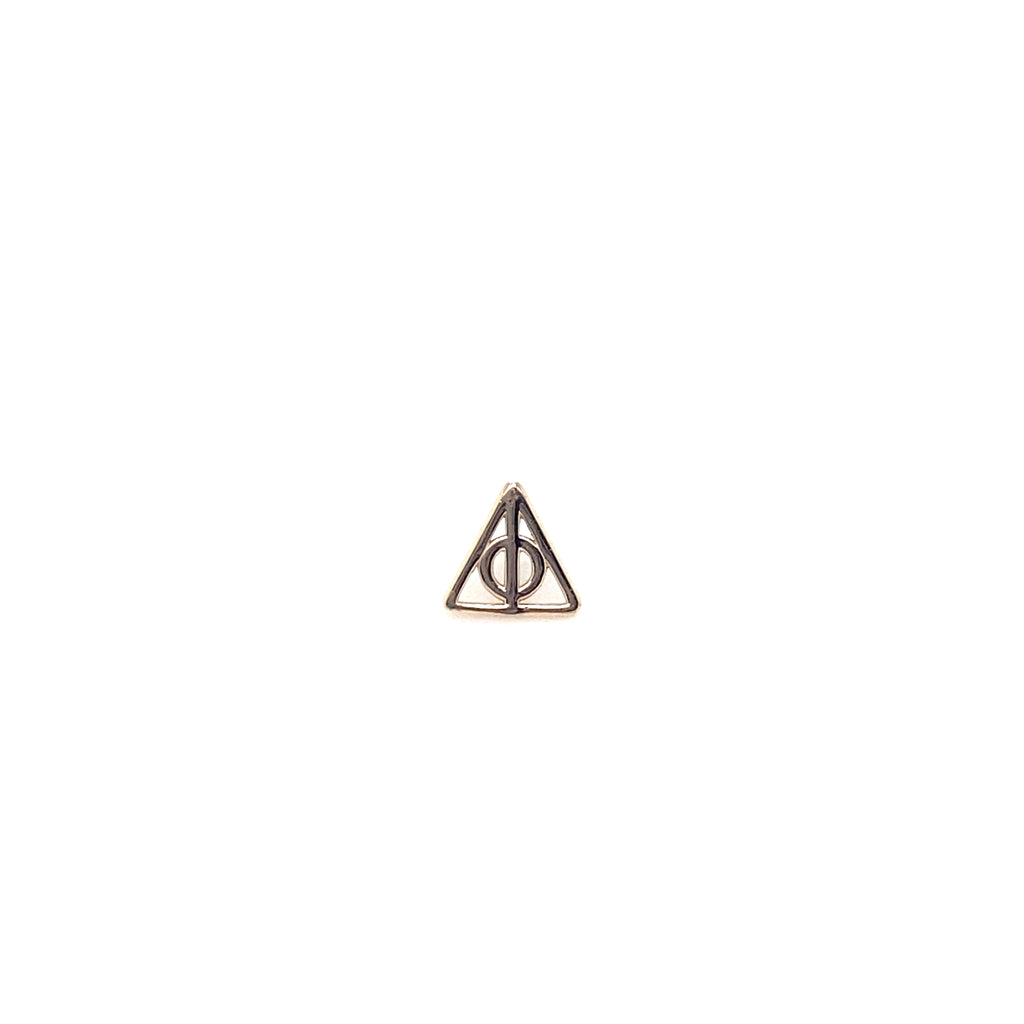 AuAdore Deathly Hallows 14k Threadless End