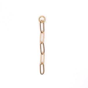 AuAdore Surrender Drop 14k Gold Chain Charm