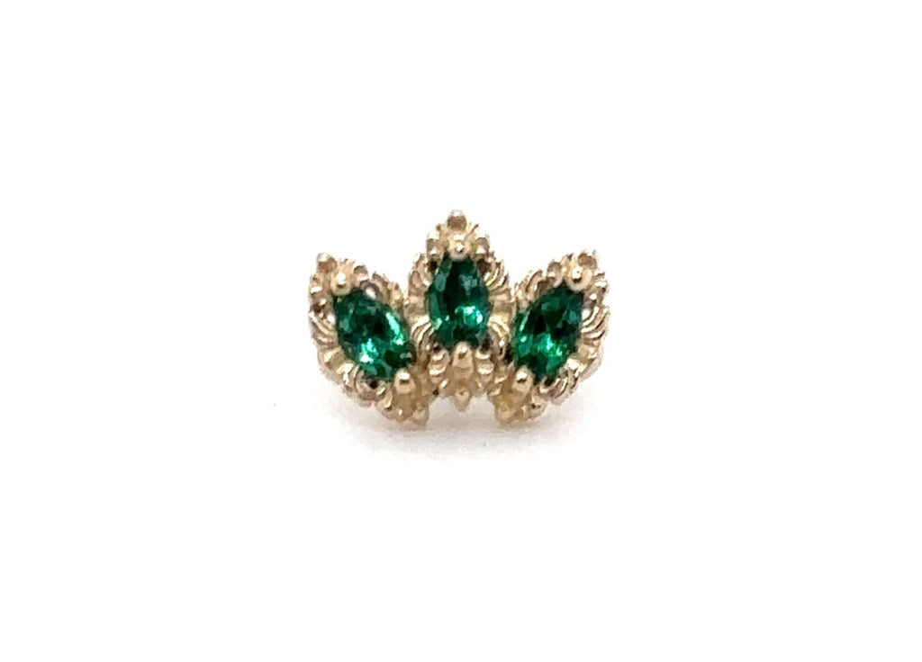 Baroque Lab Emerald End Auadore 14k