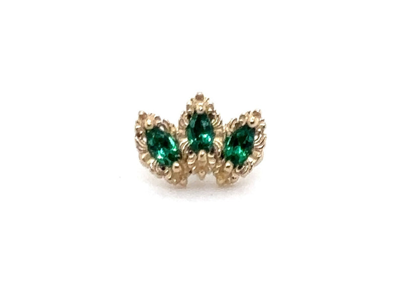 Baroque Lab Emerald End Auadore 14k